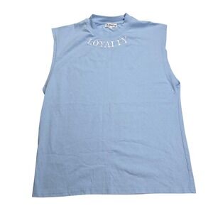 Jaqwin Loyalty Muscle Tee Mens Large Sleeveless Graphic Shirt